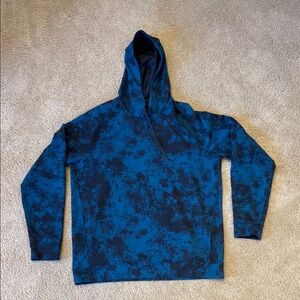 Lululemon Mens City Sweat Size XL Blue  and Black Hoodie